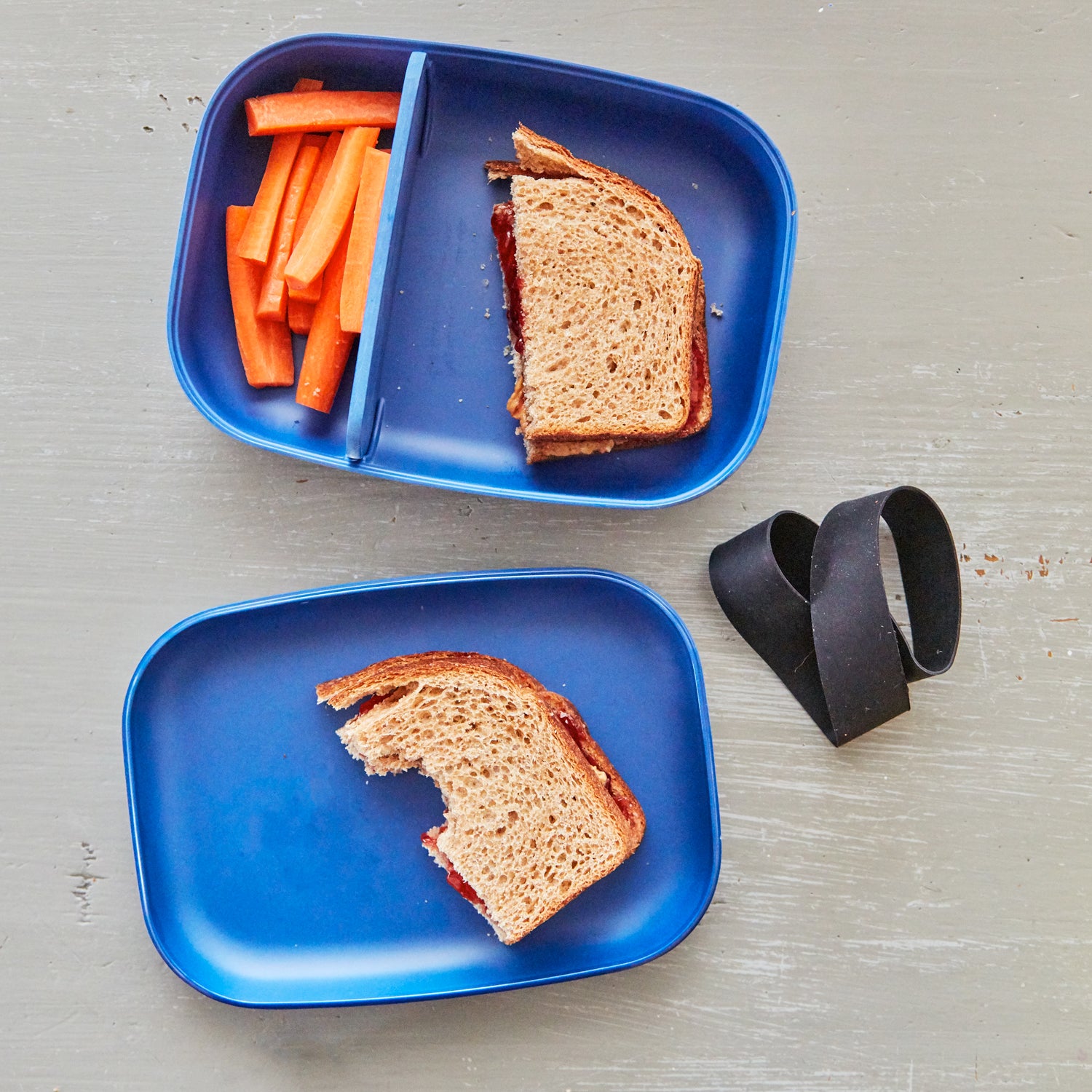 Sandwich Toast Bento Box Silicone Portable Reusable Eco-Friendly Lunch  Container