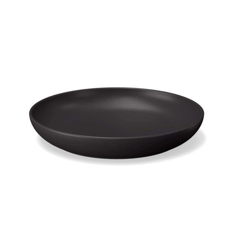 Round Deep Plate - Black