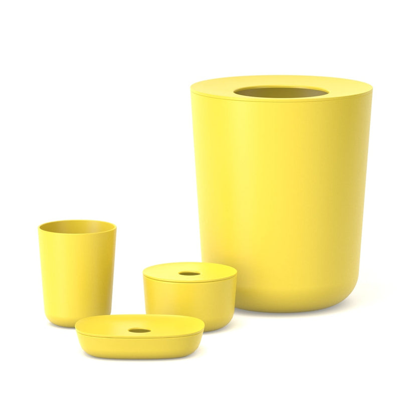 4-Piece Bathroom Set - Lemon