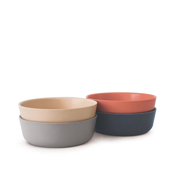  WeeSprout Bamboo Kids Bowls, Set of Four 15 oz Kid-Sized Bamboo  Bowls, Dishwasher Safe Kid Bowls (Blue, Yellow, Orange, & Red): Home &  Kitchen