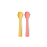 Silicone Spoon Set - Mimosa / Coral
