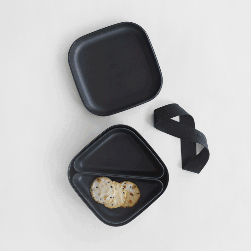 Square Bento Lunch Box - Off White
