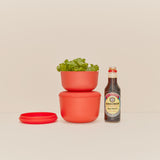40 oz Lunch Set with heat-safe inserts - Persimmon