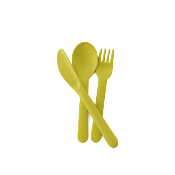 Reusable Cutlery Set - Lime