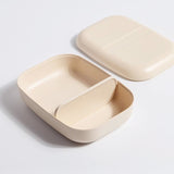 Rectangular Bento Lunch Box -  Off White