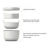 40 oz Lunch Set with heat-safe inserts - Cloud