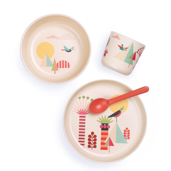 Buy Savannah Safari Bamboo Kids Tableware Set by Sass & Belle - The Postal  Pantry Co